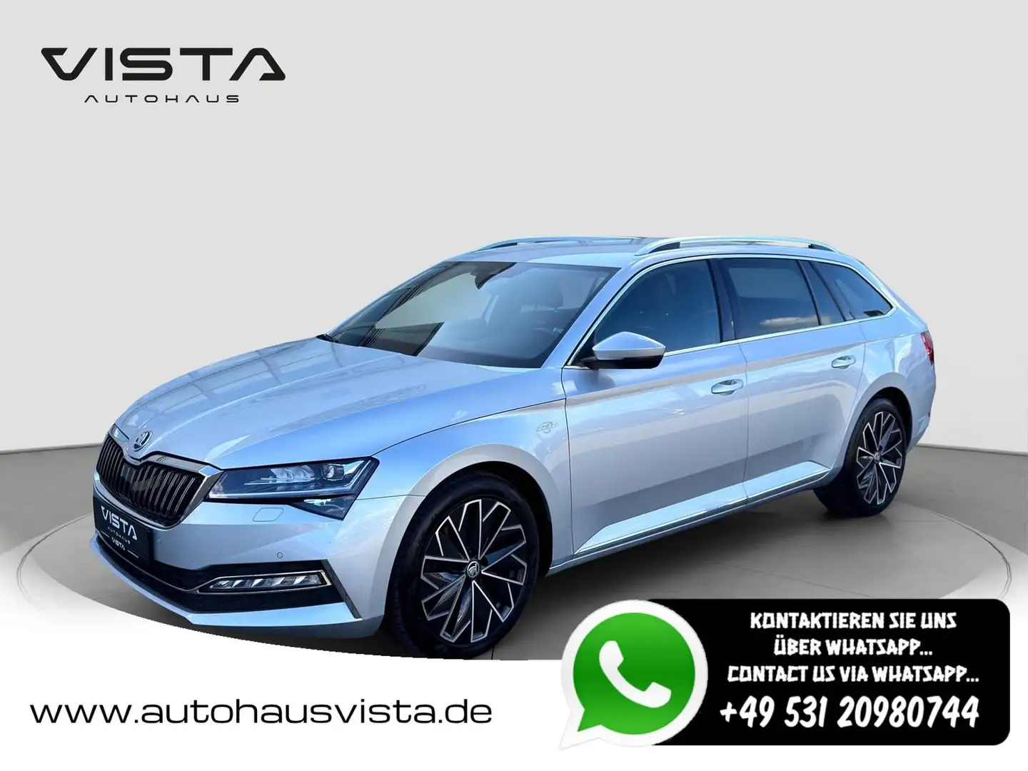 Skoda Superb L&K 2.0 TDI*VIRTU*STNDHZ*4X4*APP-CAR*AHK* Silber - 1