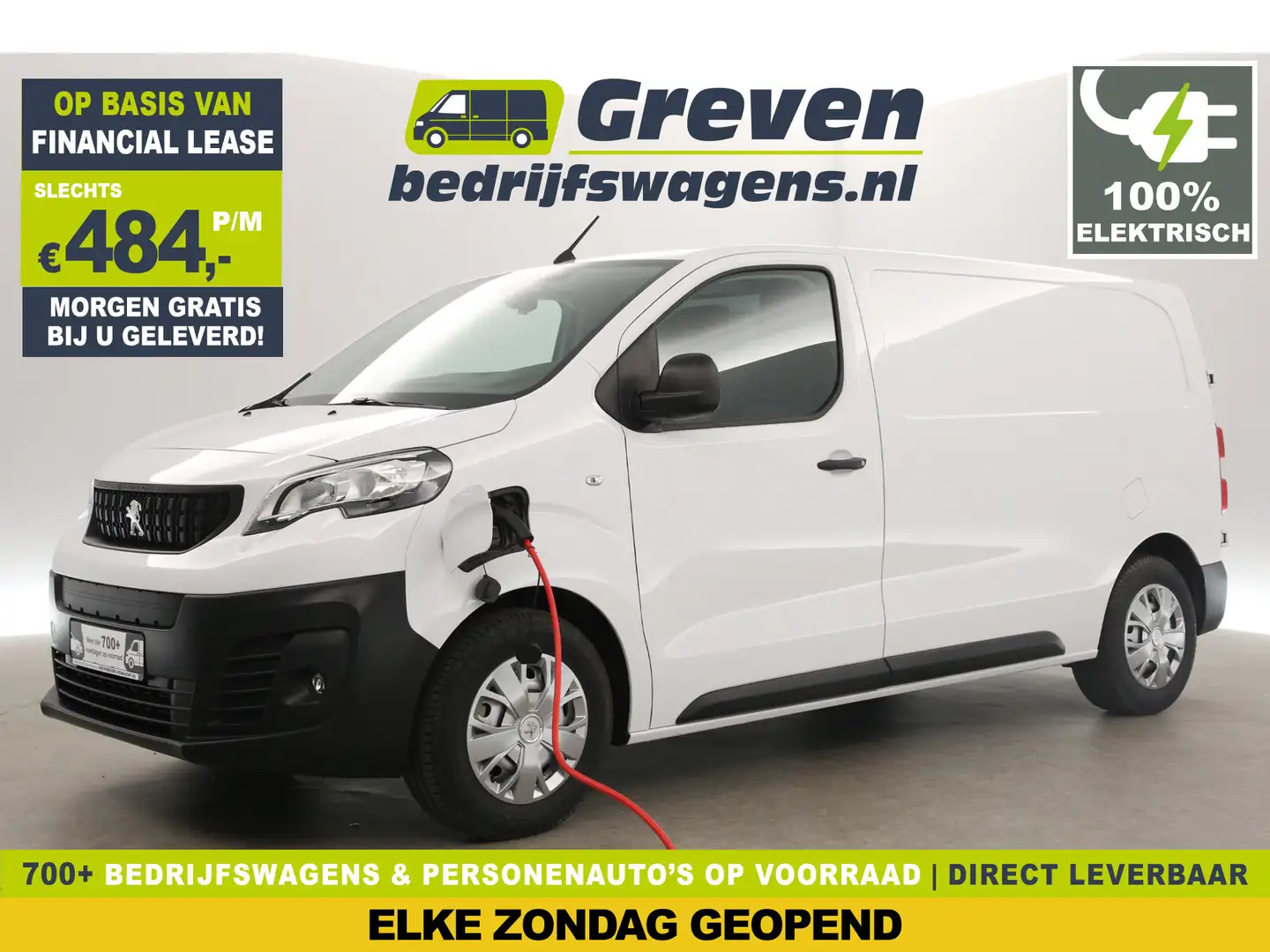 Peugeot e-Expert L2H1 75 kWh | 2025 | Elektrisch | Snelladen | 360° Weiß - 1