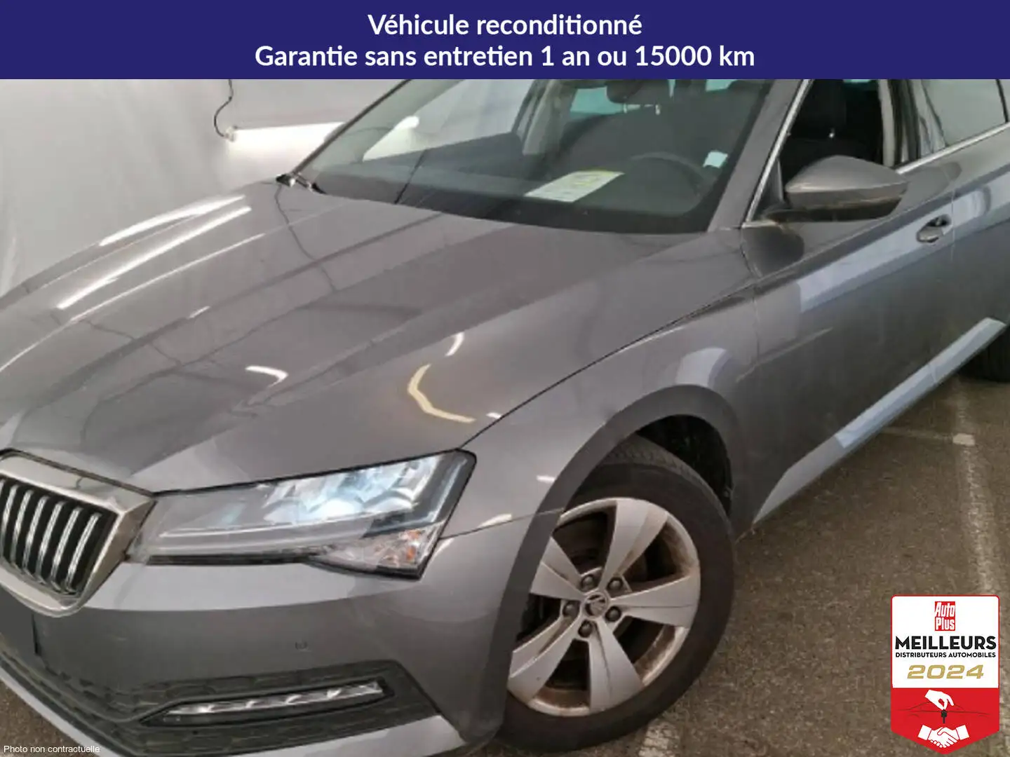 Skoda Superb 2.0 TDI 150 DSG7 Gris - 1