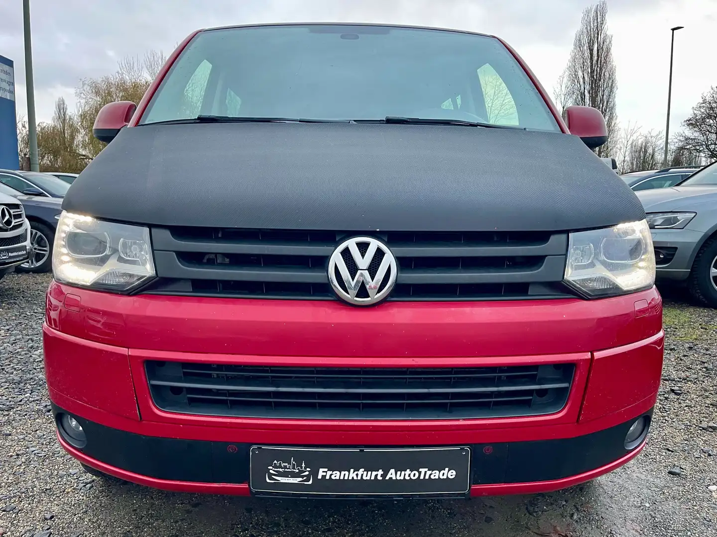 Volkswagen T5 Transporter 5-Sitze*7-DSG*AHK*LED*KAMERA*NAVI* Rot - 2