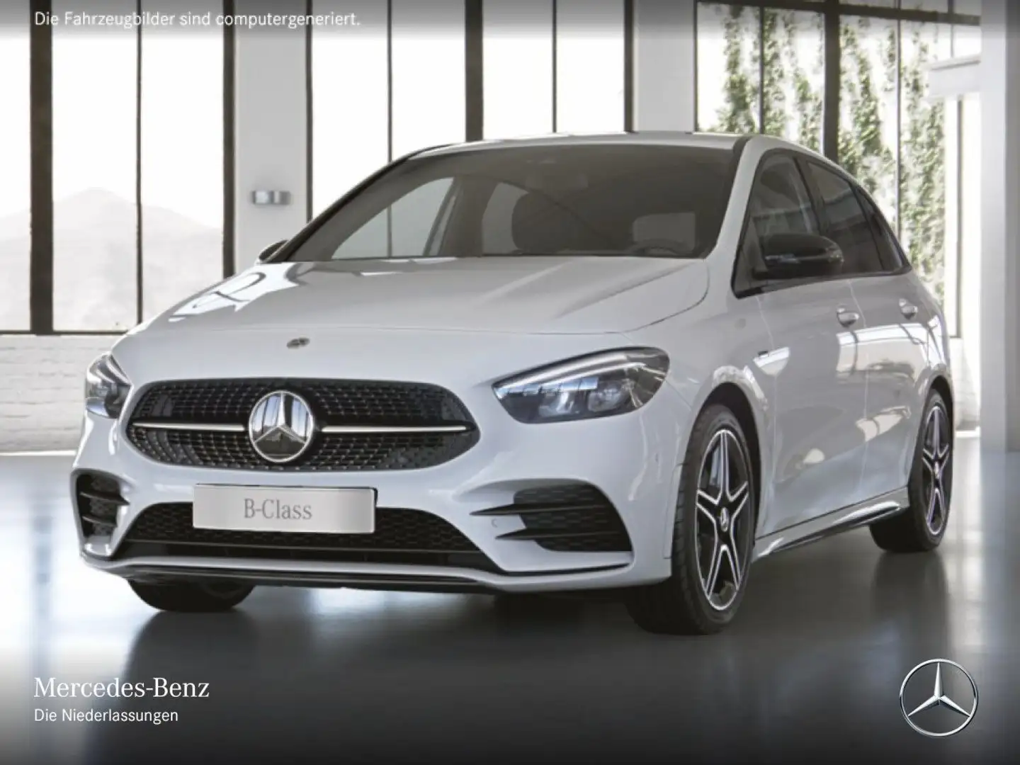 Mercedes-Benz B 250 e EDITION 2020+AMG+NIGHT+LED+8G Weiß - 2