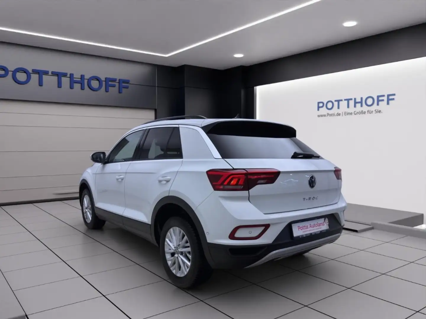 Volkswagen T-Roc 1.0 TSI LIFE NAVI PDC LED SITZHZG Weiß - 2