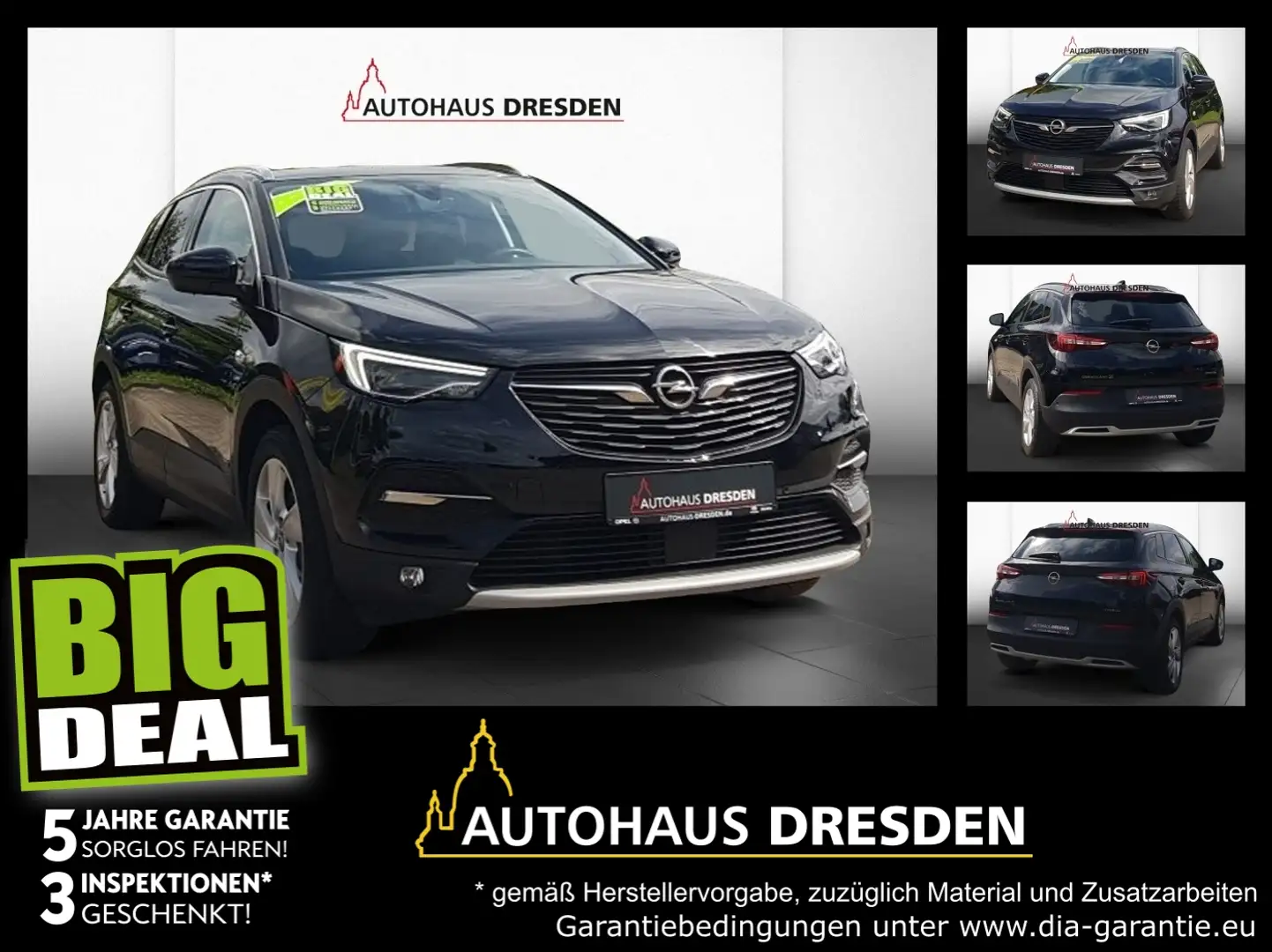 Opel Grandland X 1.6 Turbo PHEV *Bi-LED*NAVI Schwarz - 1