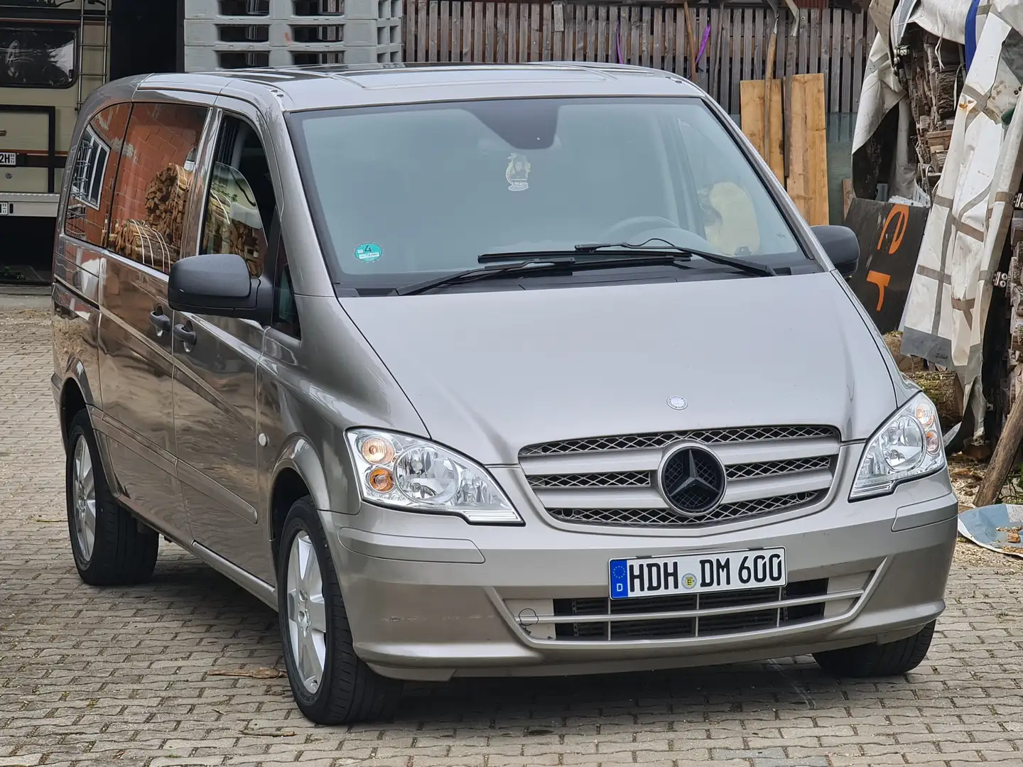 Mercedes-Benz Vito Mixto Viano 113 CDI Kompakt Auto. Temp. Ahk Klima Argent - 1
