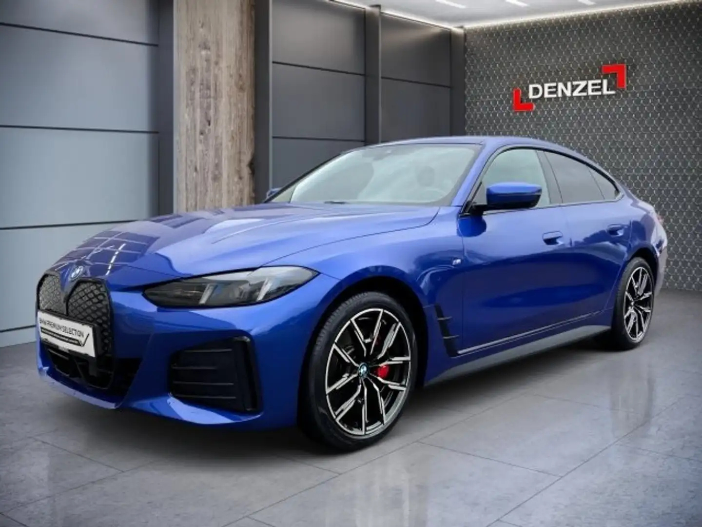 BMW i4 eDrive35 Gran Coupe G26 Bleu - 1