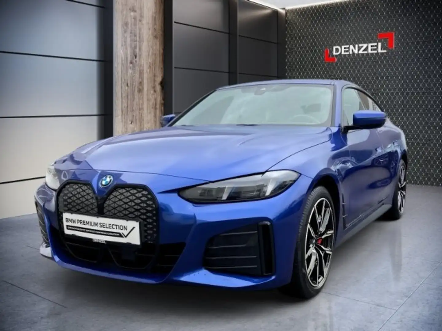 BMW i4 eDrive35 Gran Coupe G26 Bleu - 2