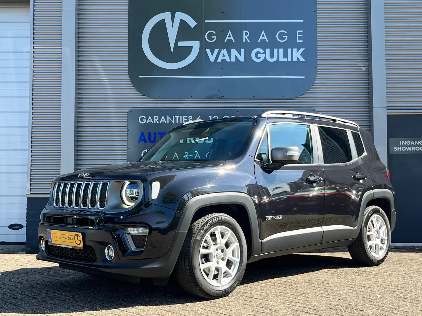 Jeep Renegade 1.3T Limited 150PK Automaat,Navi,Clima,Cruise,Isof Noir - 1