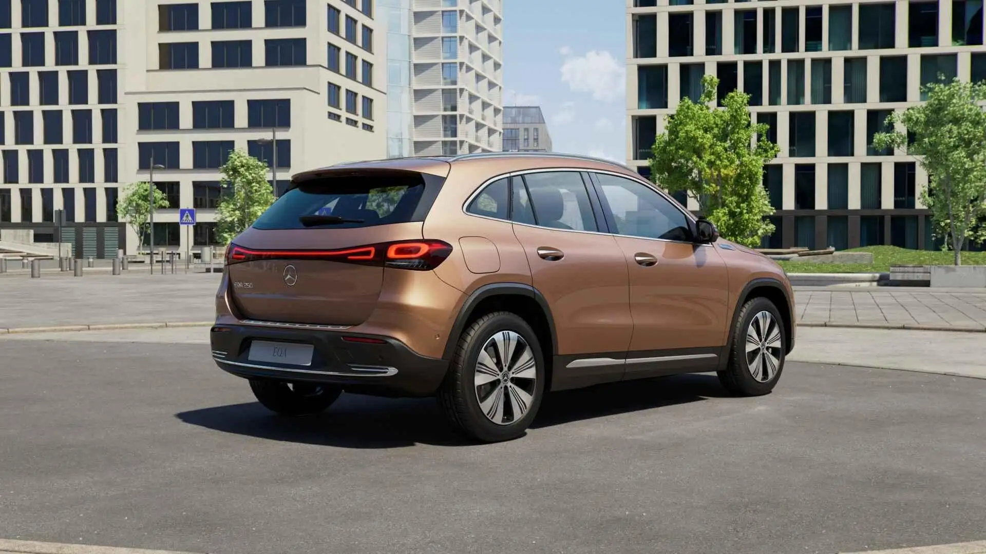 Mercedes-Benz EQA 250 Business Solution Luxury 67 kWh | Burmester | Pano Brun - 2