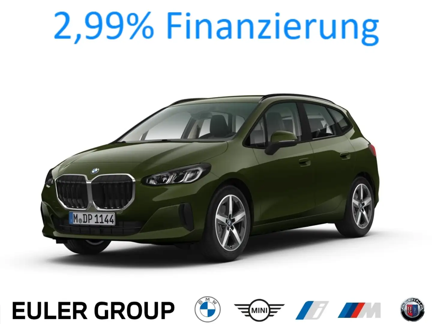BMW 218 Active Tourer i Luxury 18'' AHK Sportsitze Widescr Grün - 1