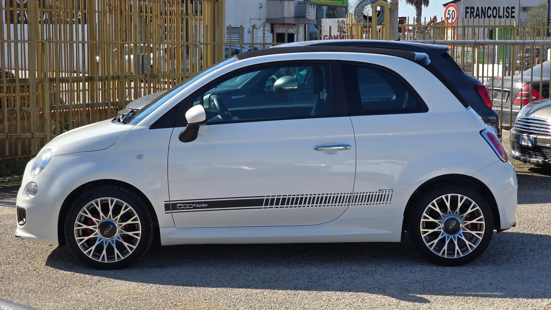 Fiat 500C 0.9 t.air t. S 105cv my14 Wit - 1