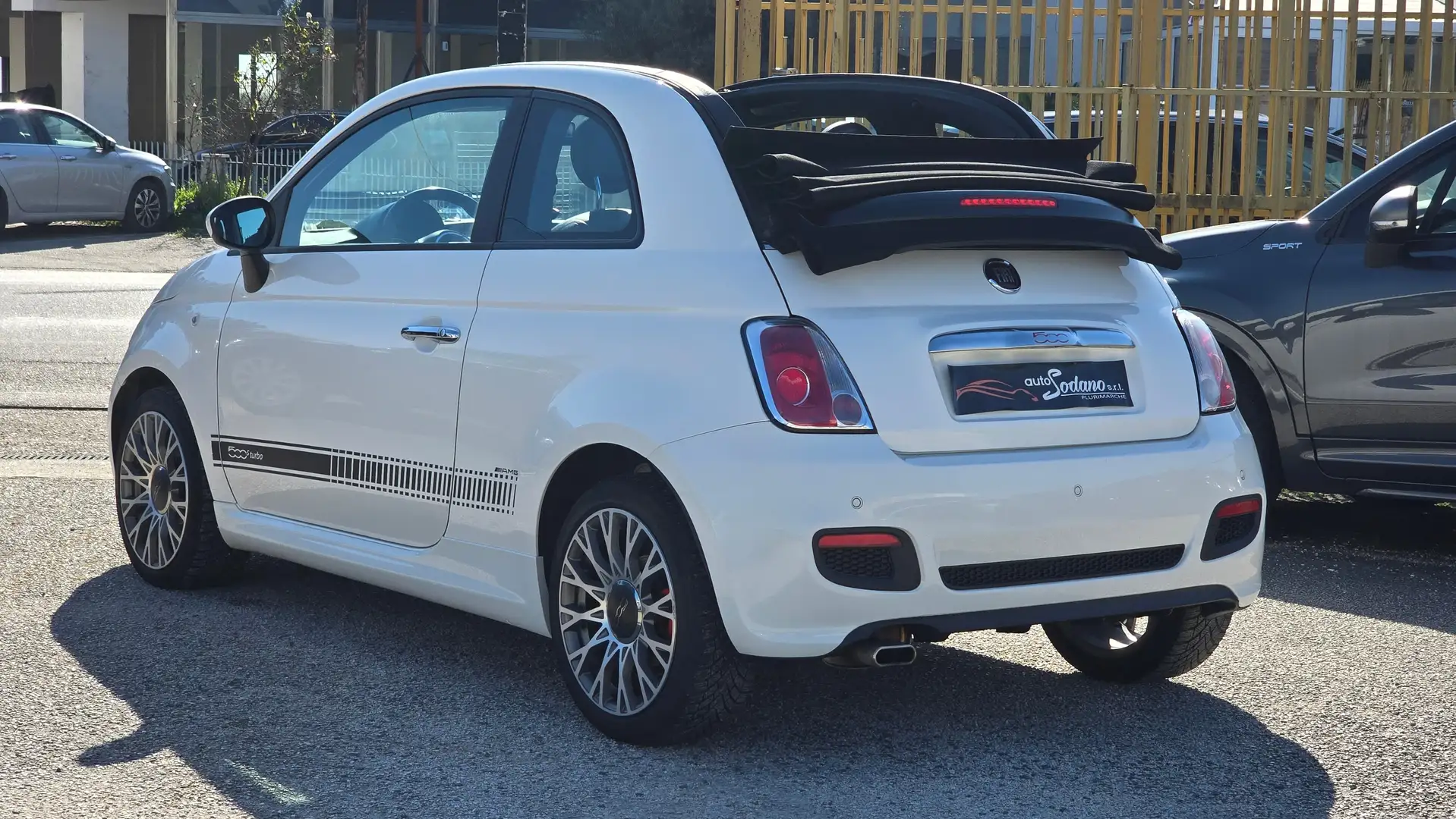 Fiat 500C 0.9 t.air t. S 105cv my14 Wit - 2