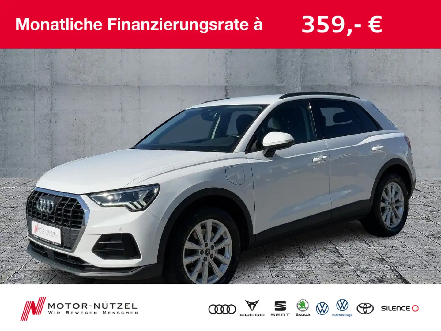 Audi Q3 45 TFSI e S-TR LED+2xPDC+GRA+SHZ+18"LM Bianco - 1