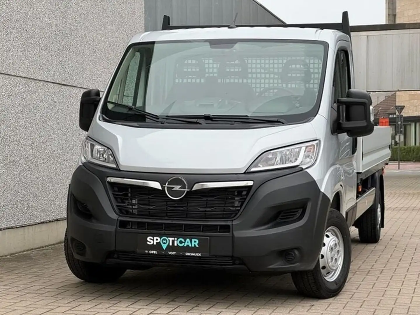 Opel Movano 2.3TD 140PK L3 OPEN LAADBAK TREKHAAK/AIRCO/CRUISE Zilver - 1