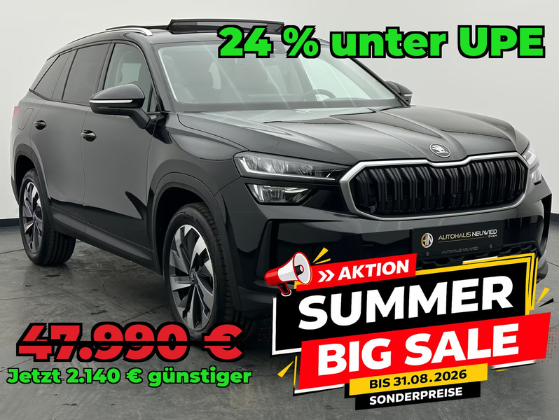 Skoda Kodiaq Kodiaq 2.0 TDI 4x4 DSG+PANO+NAV+HUD+AHK+7S+CAM