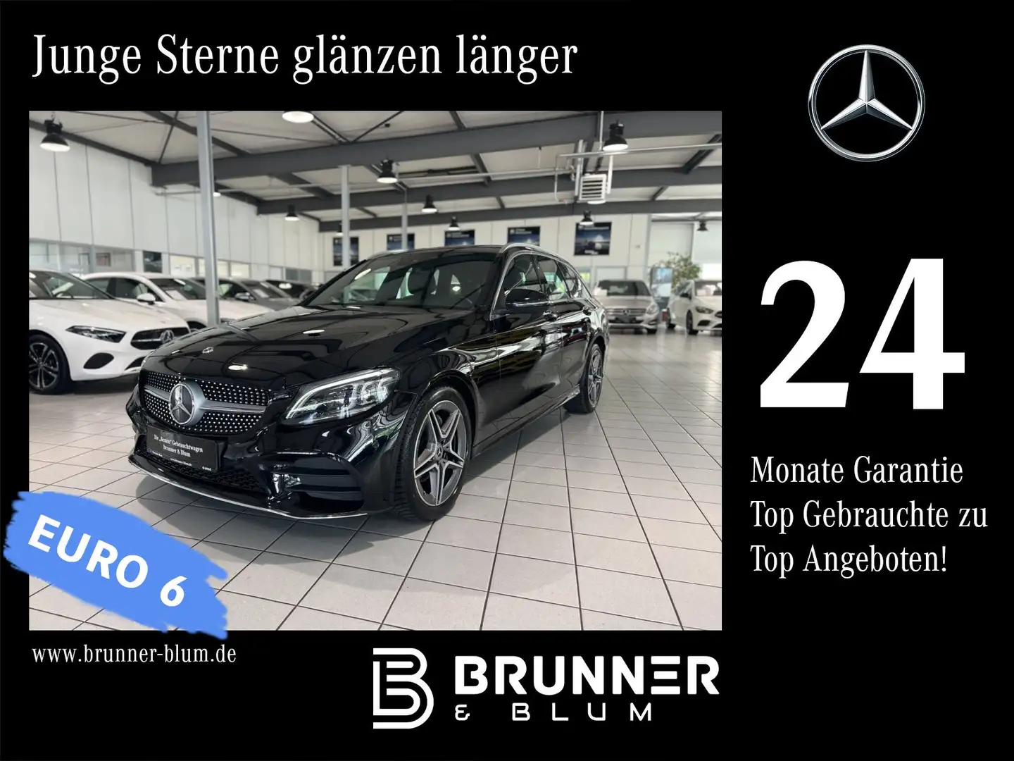 Mercedes-Benz C 180 C 180 T AMG Line,Navi,Multi LED,Spur/Totwinkel, Schwarz - 1