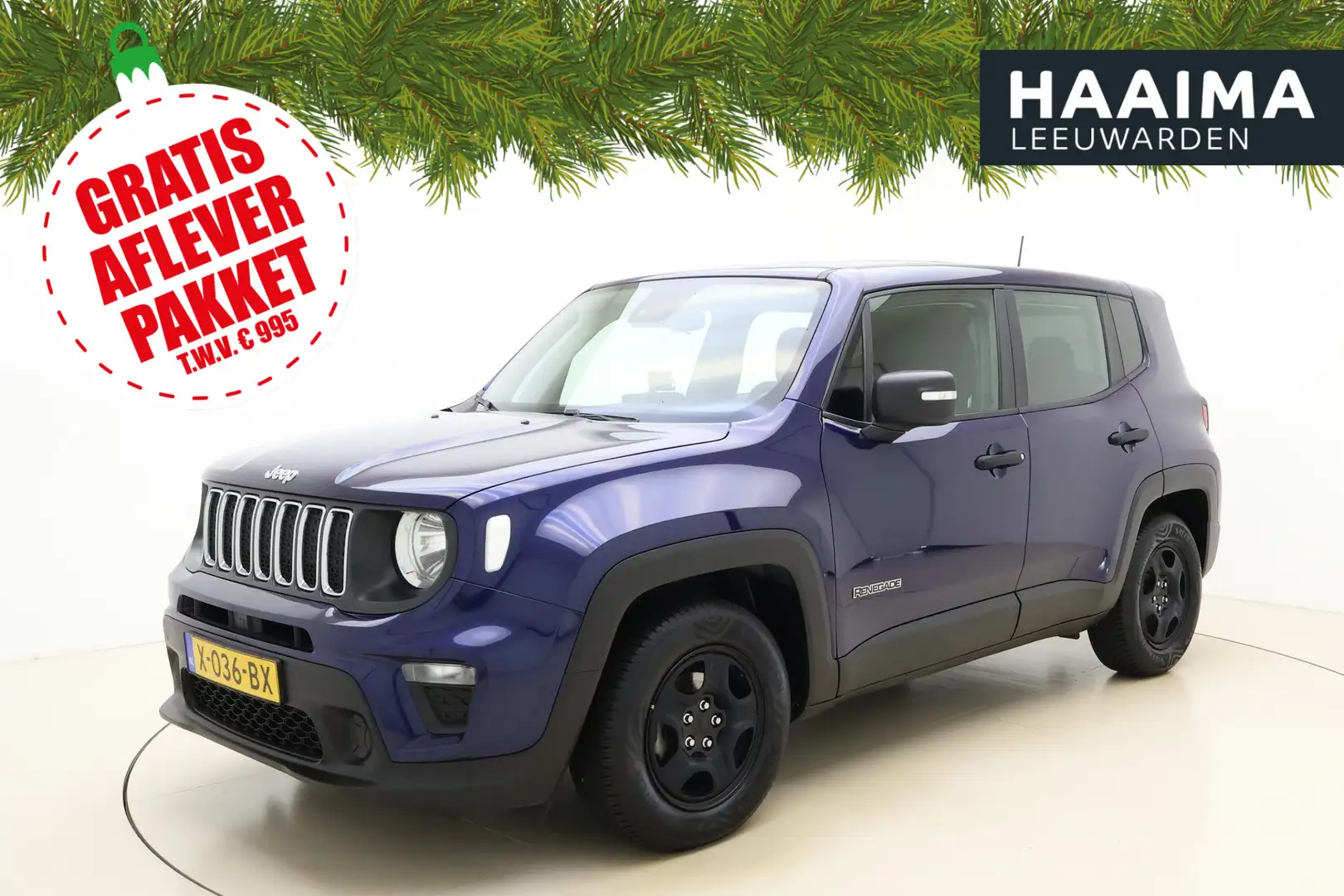 Jeep Renegade 1.0T Opening Edition Airco | Trekhaak | Weinig kil Bleu - 1