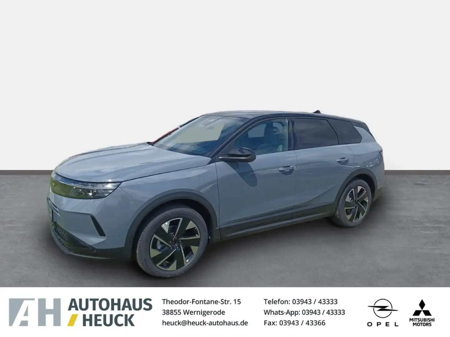 Opel Grandland 1.2 48V Mild-Hybrid 100kW GS EU6e AHK Navi LED Ble Grau - 1