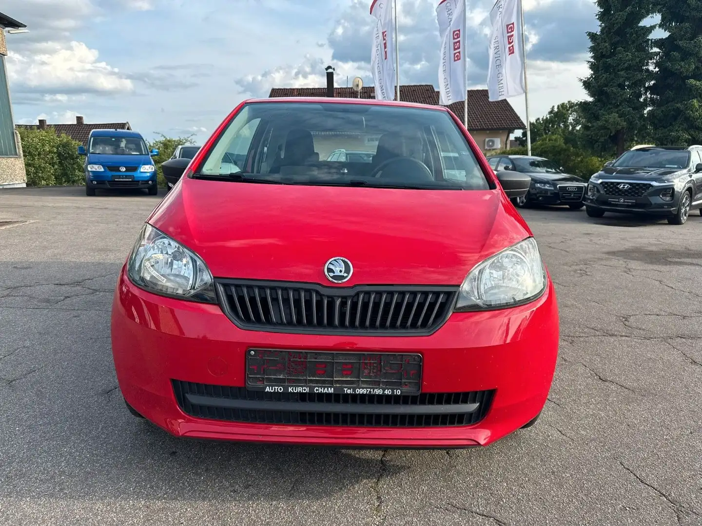 Skoda Citigo 1.0 MPI Active KLIMA-ANLAGE CD-SPIELER LM Rot - 2