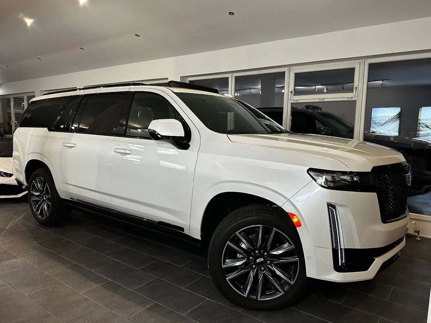 Cadillac Escalade ESV|Sport Platinum|EU-Navi|AHK|RearSeat Білий - 2