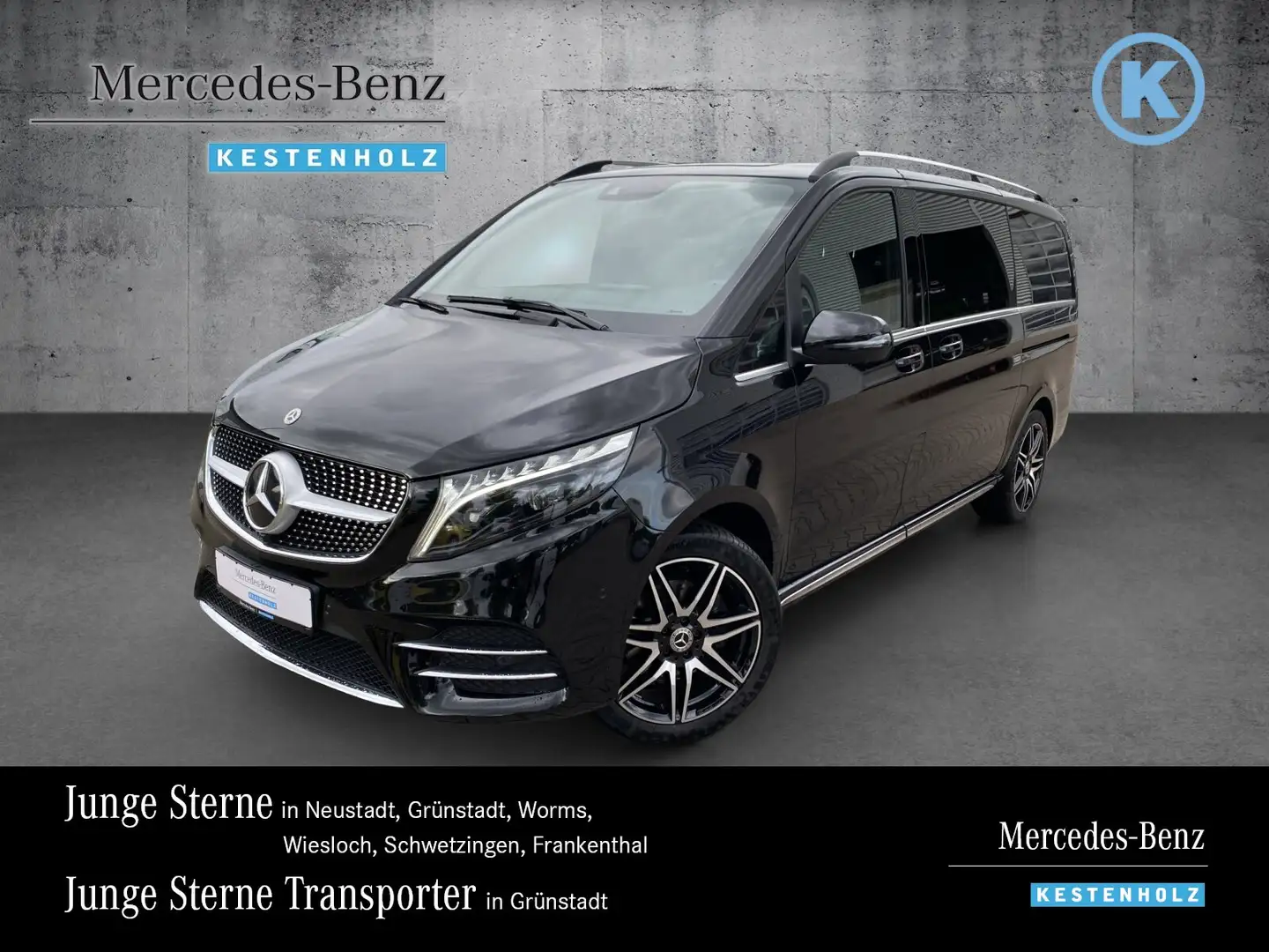 Mercedes-Benz V 300 V 300 d 4MATIC AVANTGARDE EDITION Lang AMG Line/Ai Zwart - 1