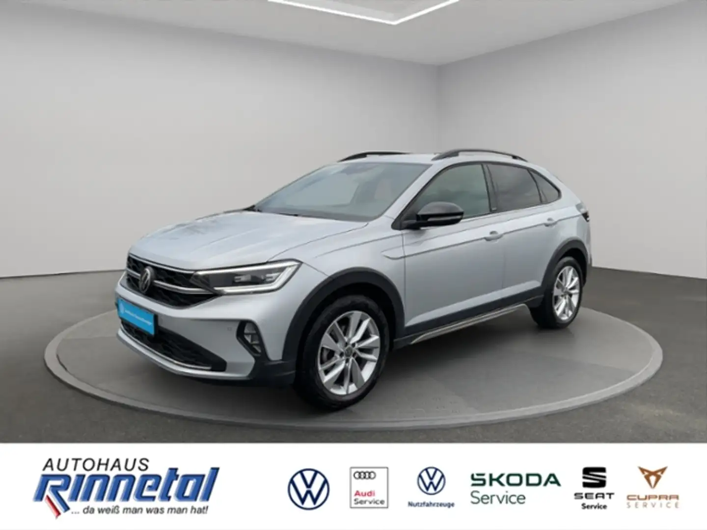 Volkswagen Taigo 1.2 TSI OPF Move MATRIX LED+NAVI+ACC+TRAVEL+LANE Silber - 1