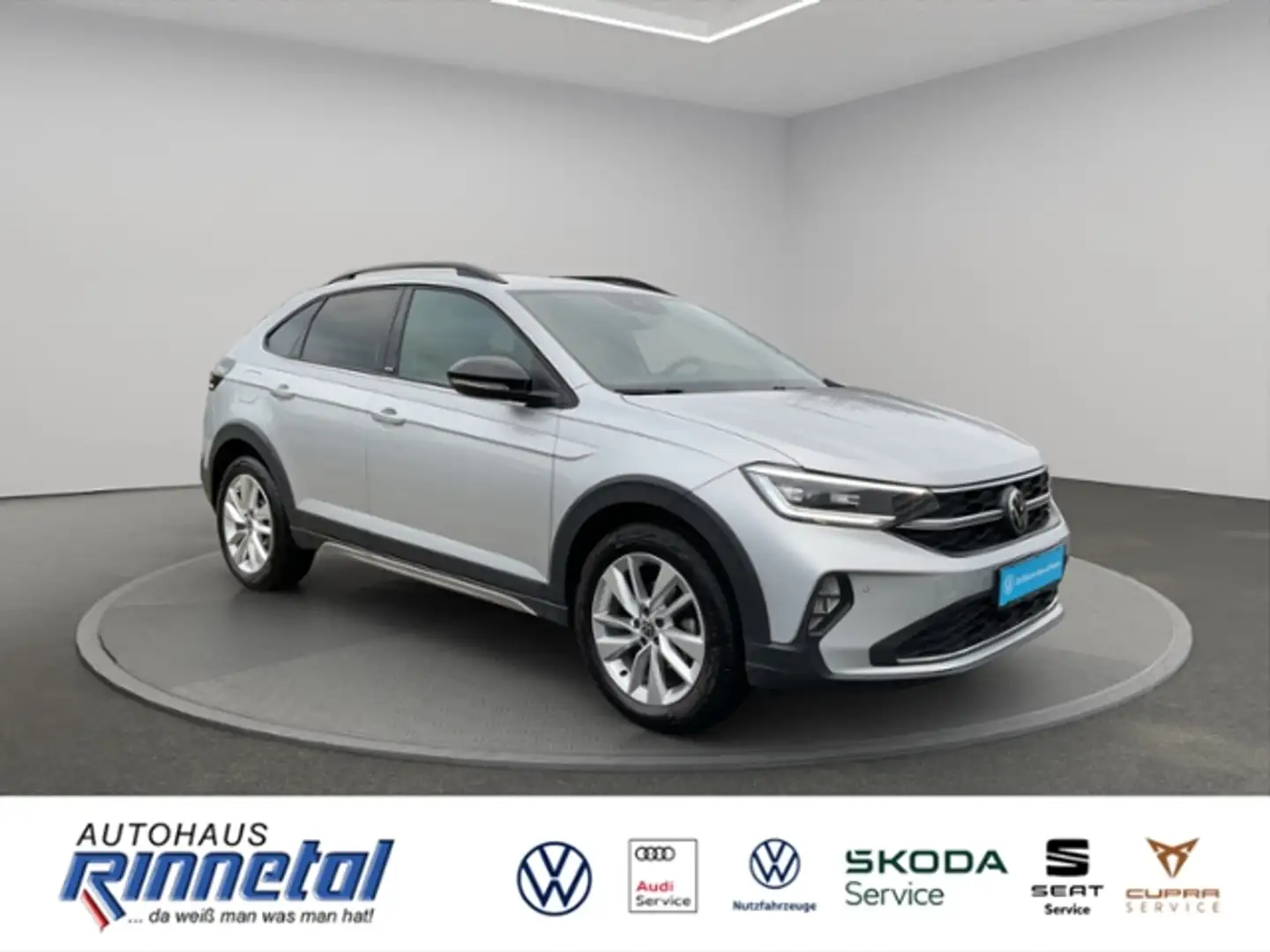 Volkswagen Taigo 1.2 TSI OPF Move MATRIX LED+NAVI+ACC+TRAVEL+LANE Silber - 2