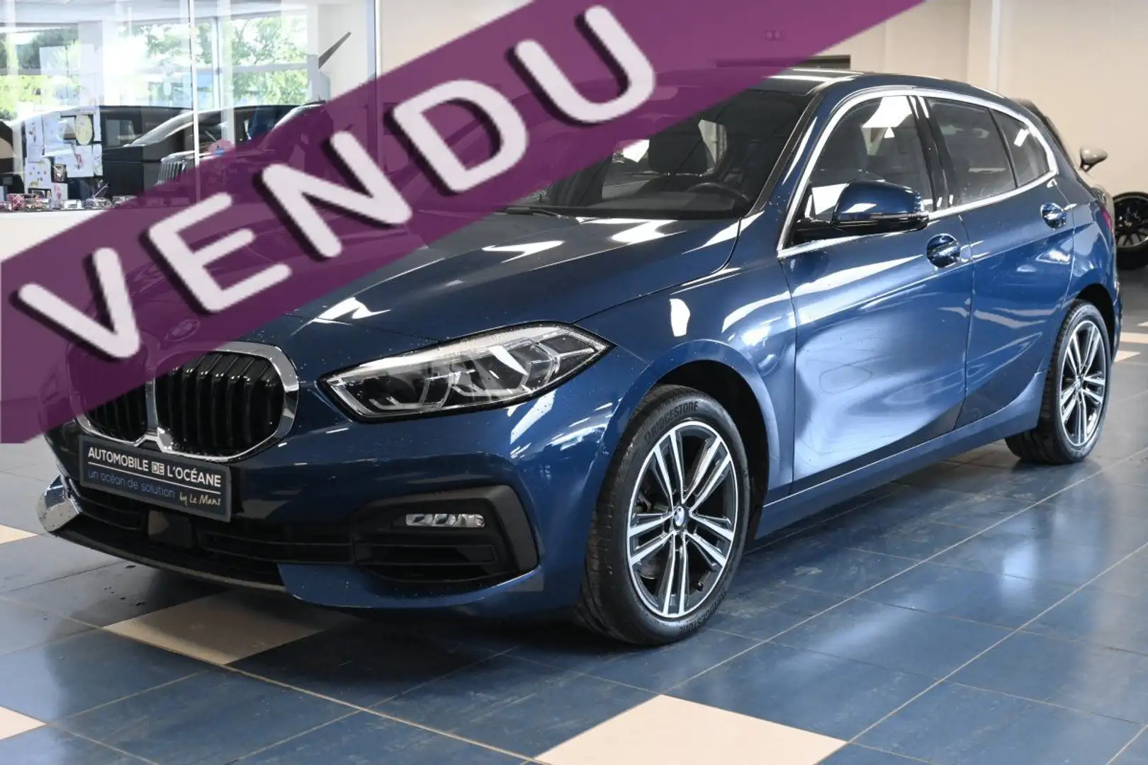 BMW 140 SERIE F40 118i 140 ch DKG7 Business Design Bleu - 1
