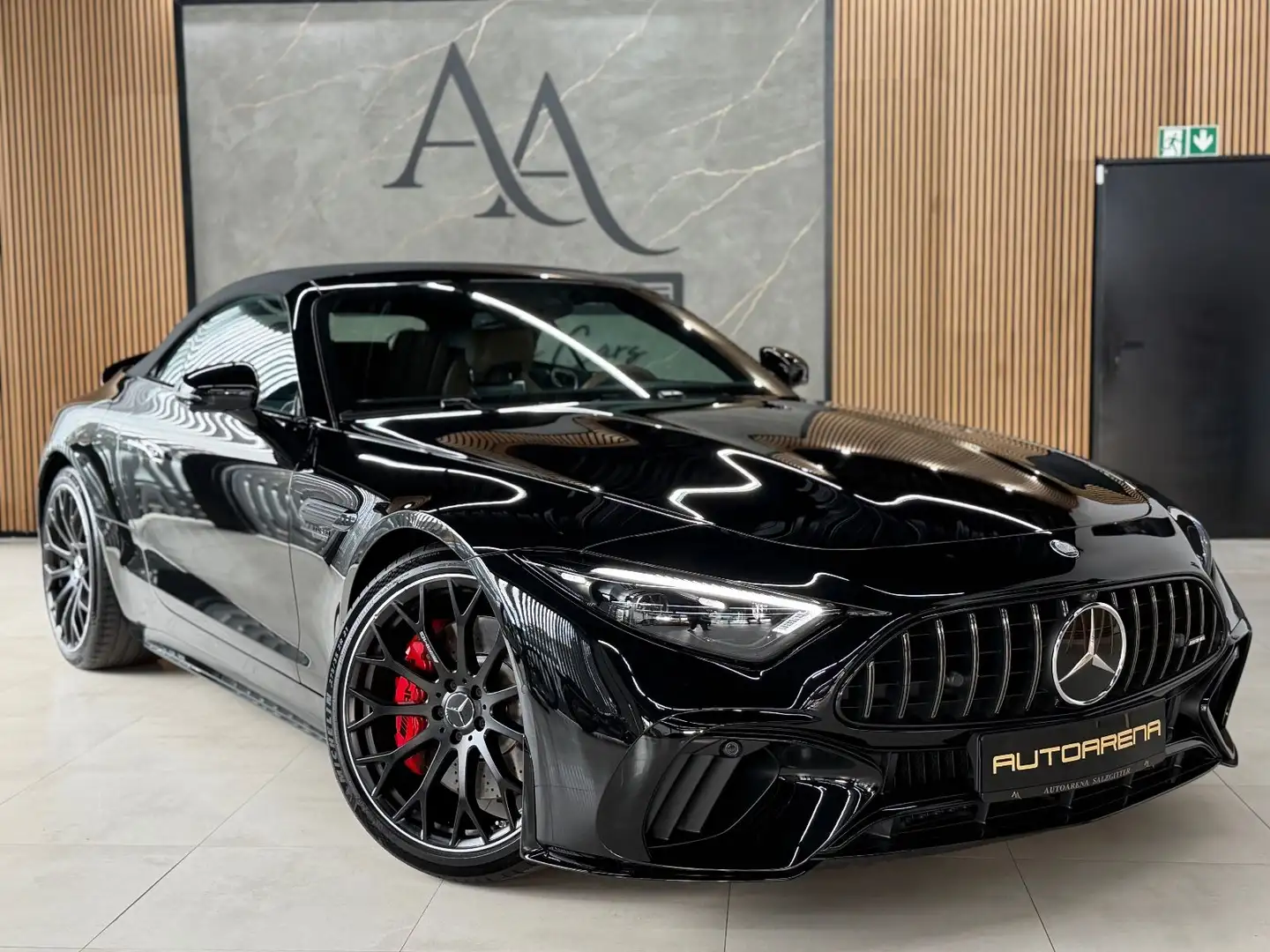 Mercedes-Benz SL 55 AMG 4M+*MANUFAKTUR*AERODYNAMIK*3D*BURMESTE Schwarz - 1