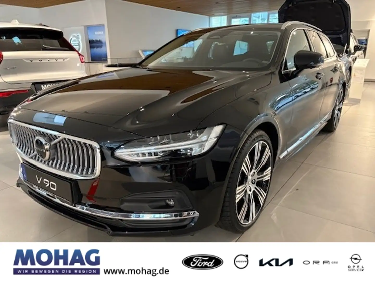 Volvo V90 B4 Plus Bright StandHz 360 Grad ACC BLIS H&K Schwarz - 1