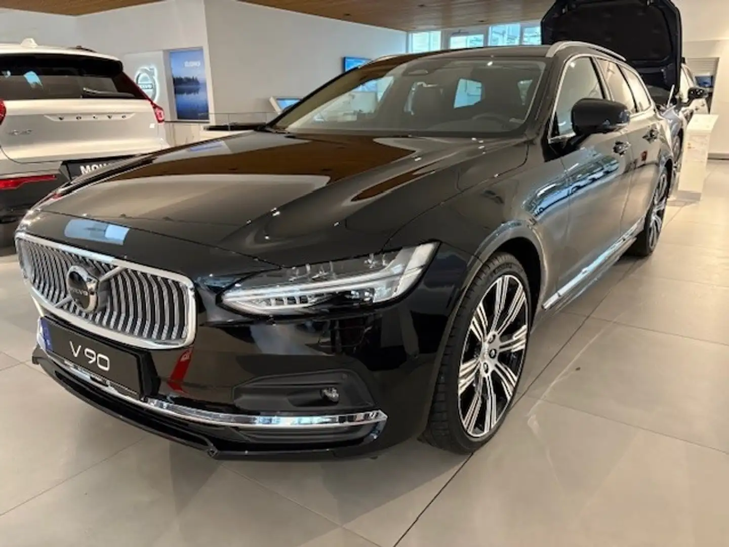 Volvo V90 B4 Plus Bright StandHz 360 Grad ACC BLIS H&K Black - 1