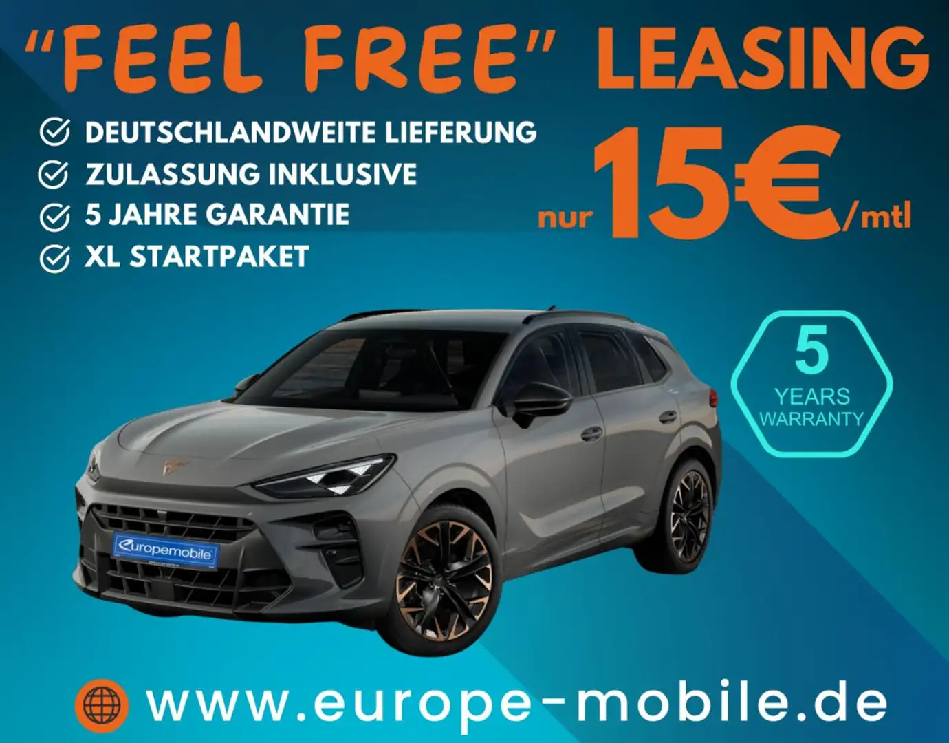 CUPRA Terramar VZ 2.0 TSI DSG 4Drive (UVP 67.499/KW35/25) XL/AHK/ Grau - 1