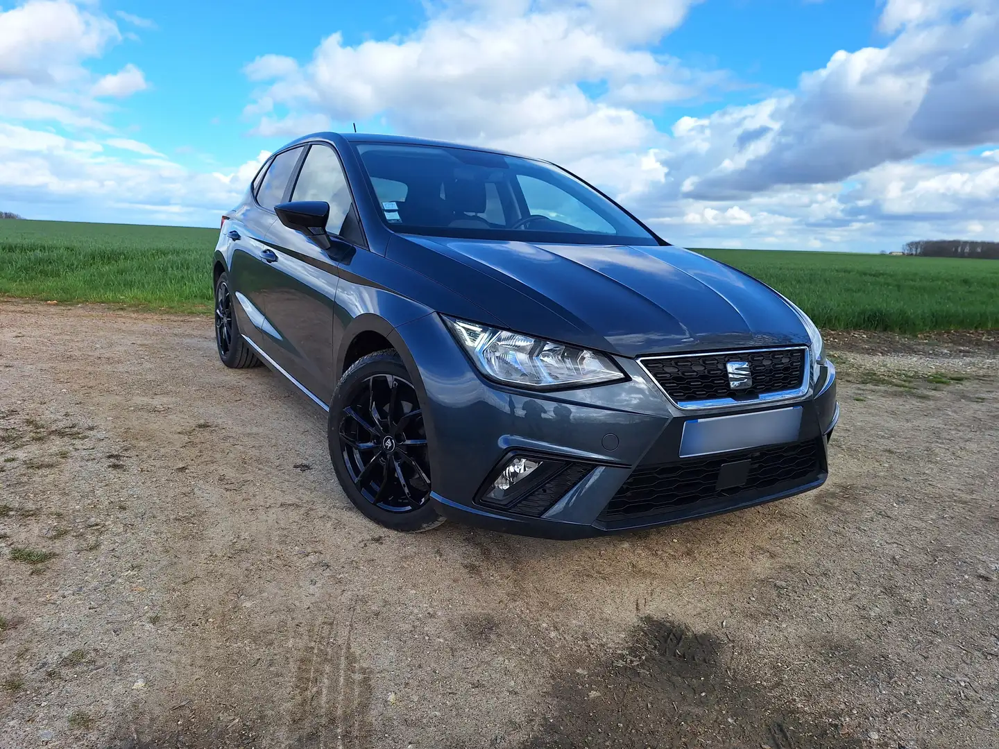 SEAT Ibiza 1.6 TDI 80 ch S/S BVM5 Style Business Gris - 1