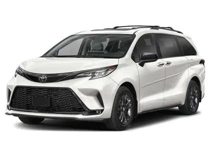 White 2026 Toyota Sienna Minivan All-Wheel Drive Automatic