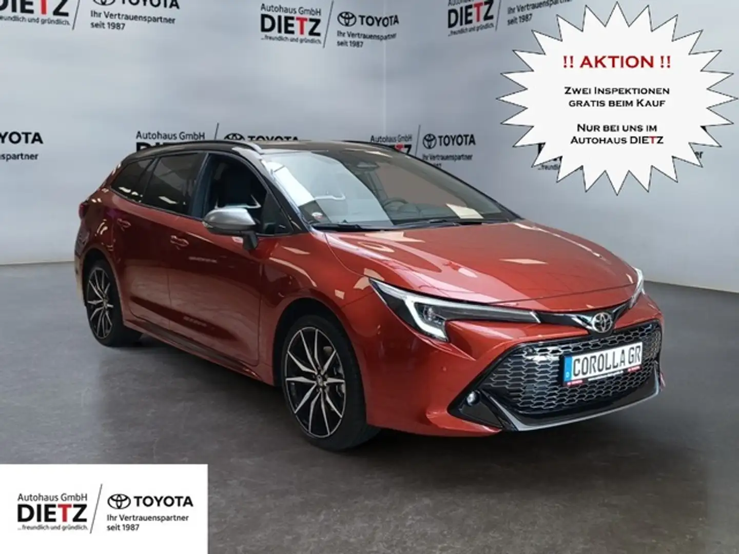 Toyota Corolla Touring 2.0 Hybrid GR Sport*ACC*KAM*TOTW Oranje - 1