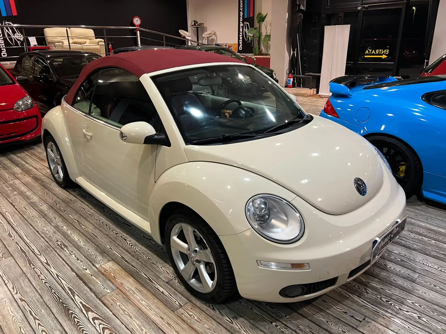 Volkswagen New Beetle 1.6 CABRIO BI-FUEL GPL/UNIPROP/GARANZIA Blanco - 1
