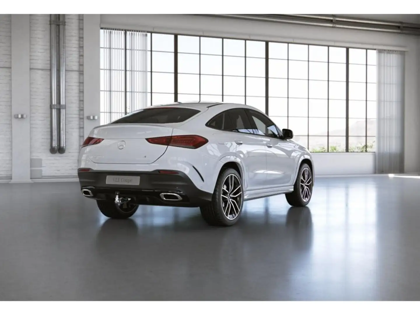 Mercedes-Benz GLE 350 de 4M Coupé AMG-Sport/Night/Pano/Bur/360 Weiß - 2