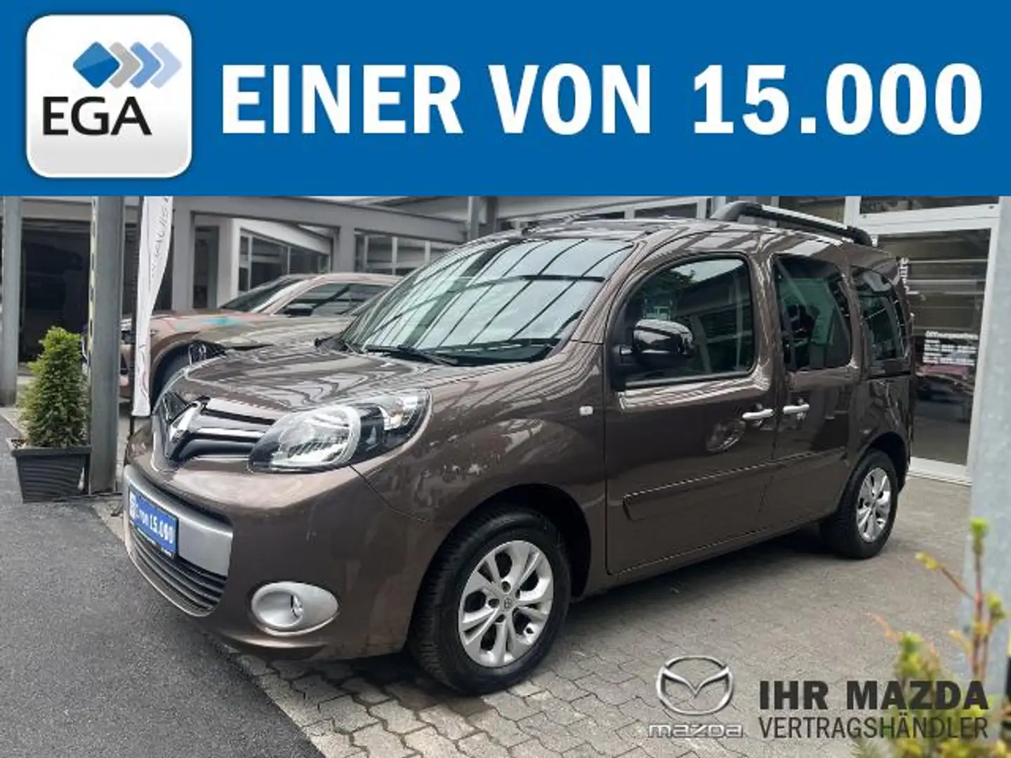 Renault Kangoo Automatik, Klima, Bluetooth, Sitzheizung, Schiebed Braun - 1