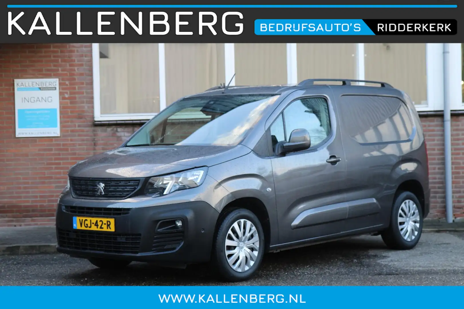 Peugeot Partner 1.5 BlueHDI Premium Automaat / Multi stuur / BOM V Grijs - 1