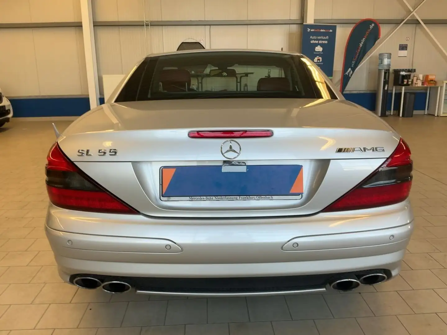 Mercedes-Benz SL 55 AMG V8 500CV PELLE LUXURY ROSSA ! SPETTACOLARE ! Argento - 2