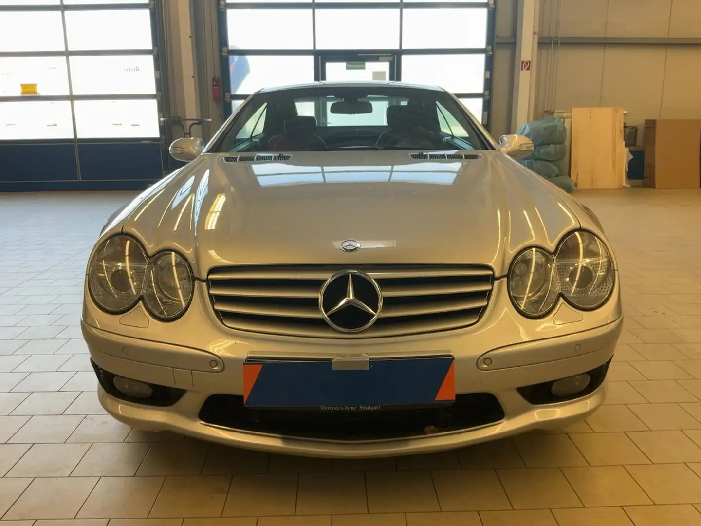 Mercedes-Benz SL 55 AMG V8 500CV PELLE LUXURY ROSSA ! SPETTACOLARE ! Argento - 1