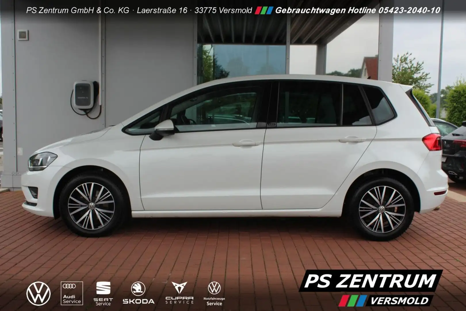 Volkswagen Golf Sportsvan Golf VII Sportsvan 1.6 TDI BMT Allstar NAVI GRA Weiß - 2