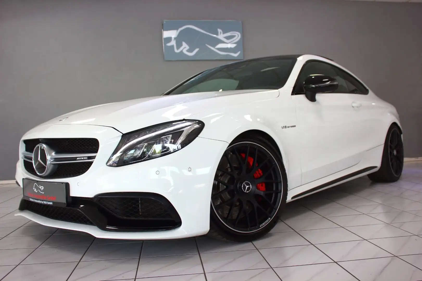 Mercedes-Benz C 63 AMG C 63 S 7G COUPÈ~DEUTSCH+UNFALLFREI+PANO+360 KAM~ Bianco - 1