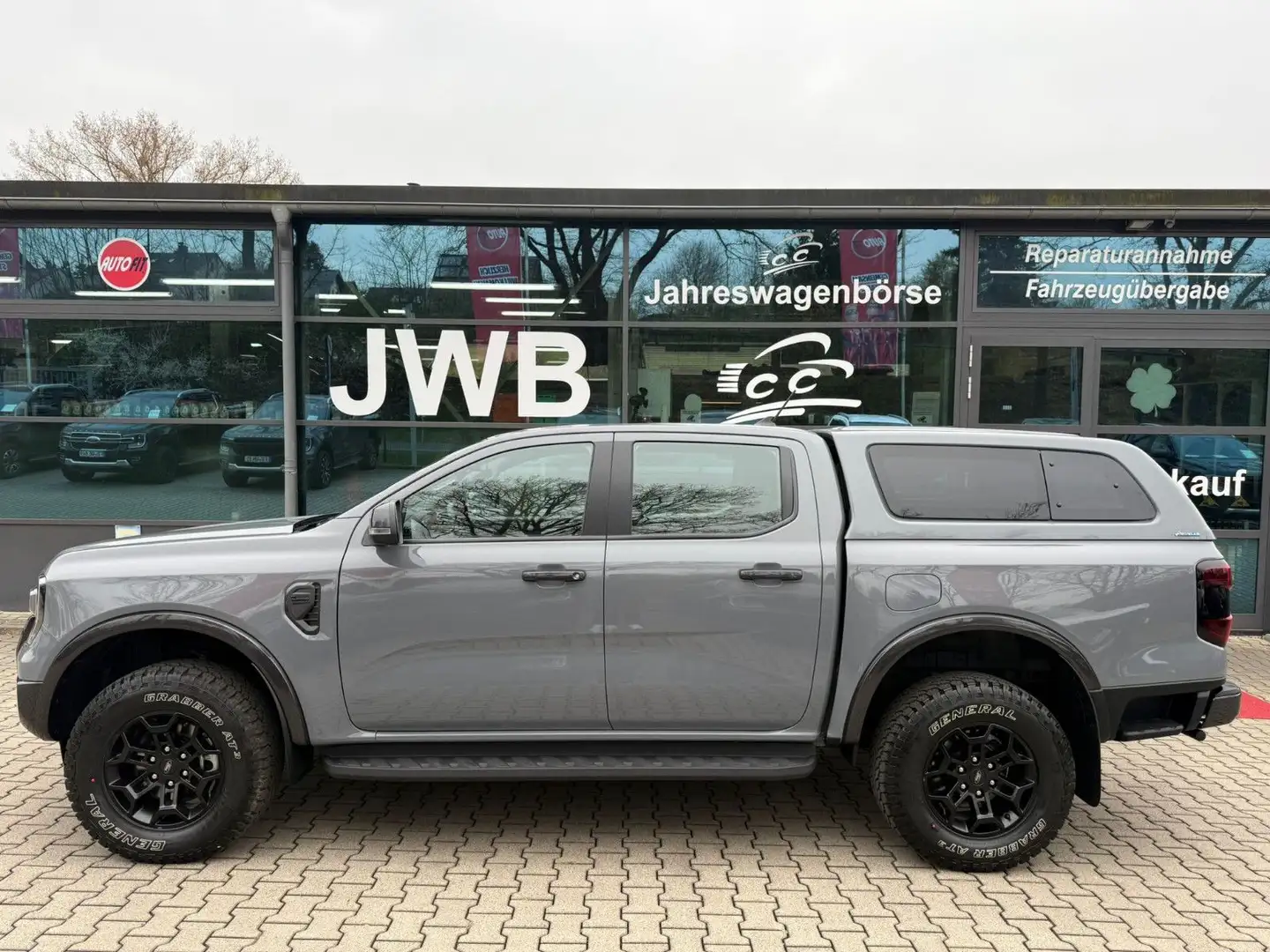 Ford Ranger Tremor Bilstein T52 Komf1 AHK 3,5t Hardtop LAGER Grijs - 1