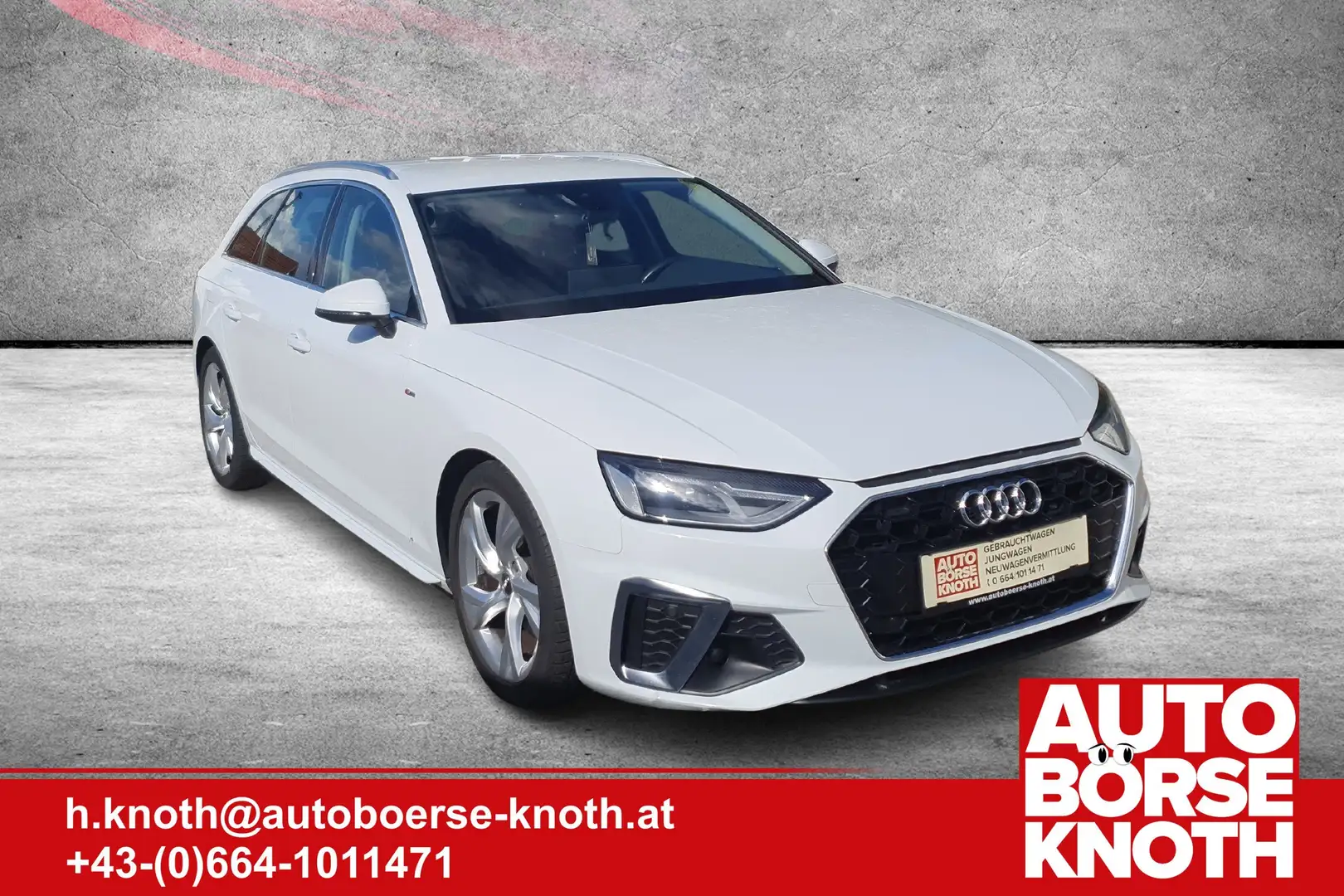 Audi A4 35 TDI Avant S-line, S.tronic, Voll LED Weiß - 2