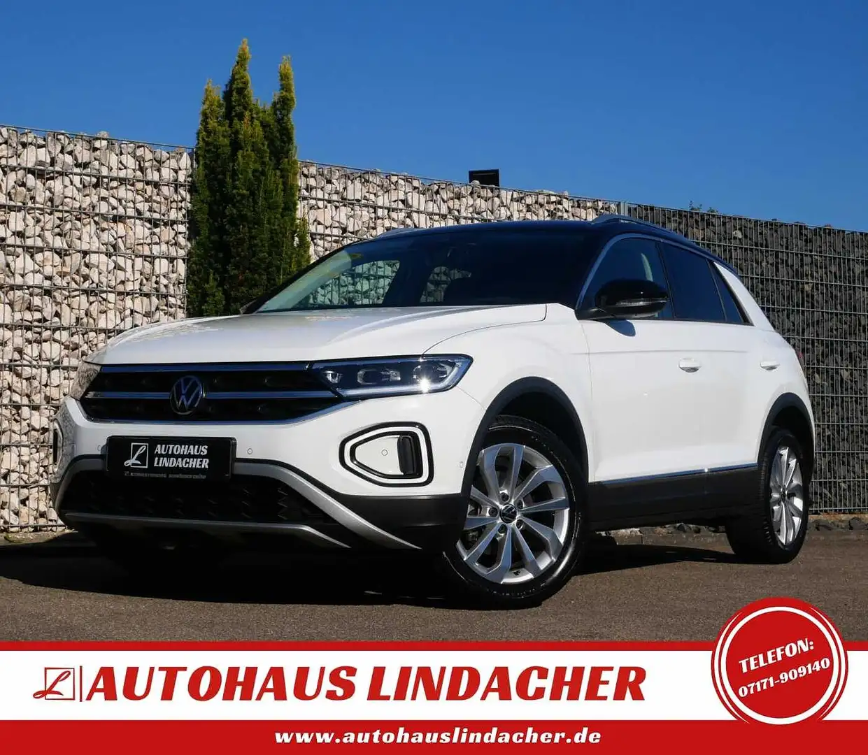 Volkswagen T-Roc 1.5 TSI DSG Style I LED I Navi I Garantie Blanc - 1