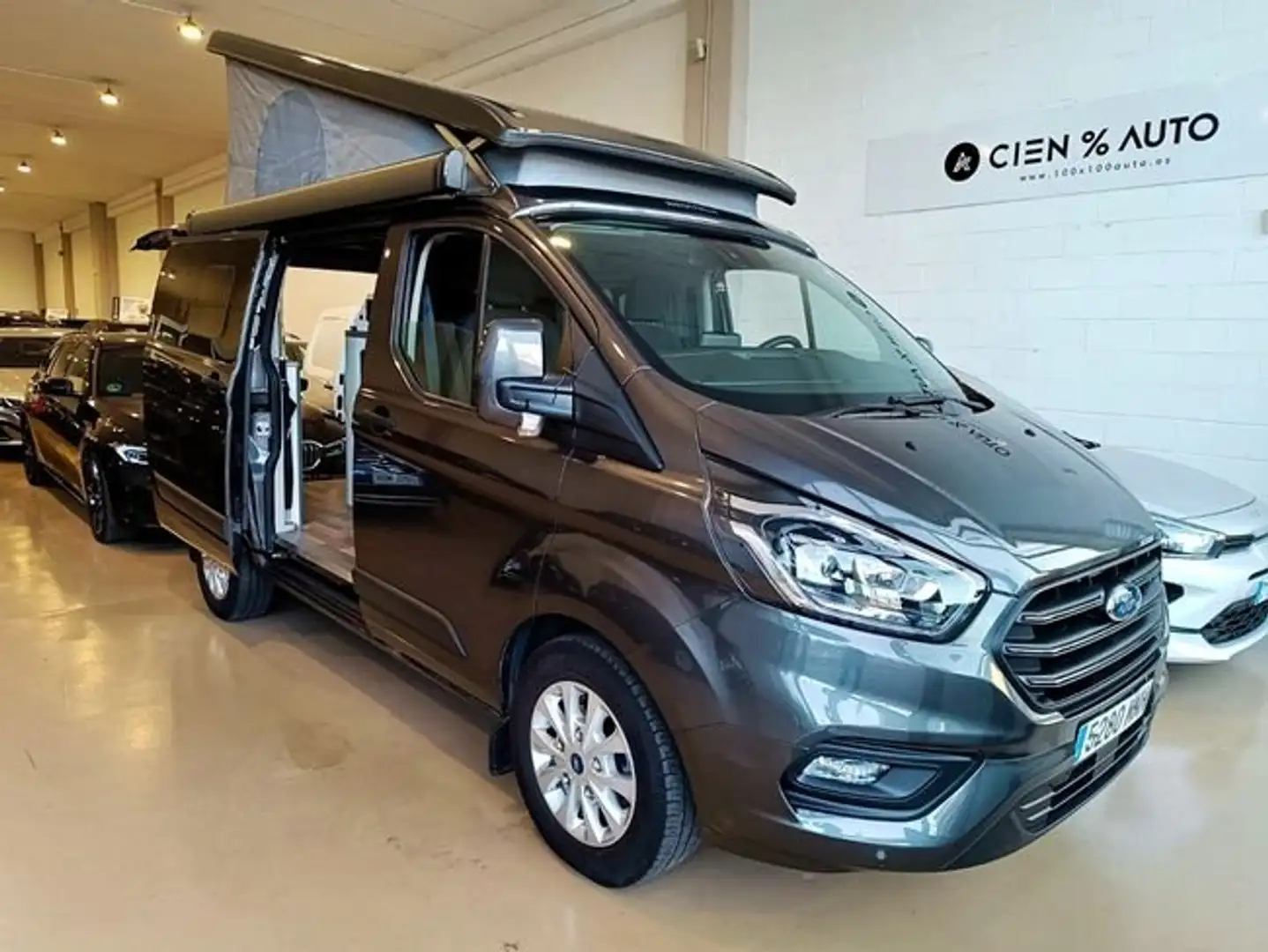 Ford Transit Custom FT 320 L2 Nugget Plus Trend EcoBlue Aut. 130 Gris - 2