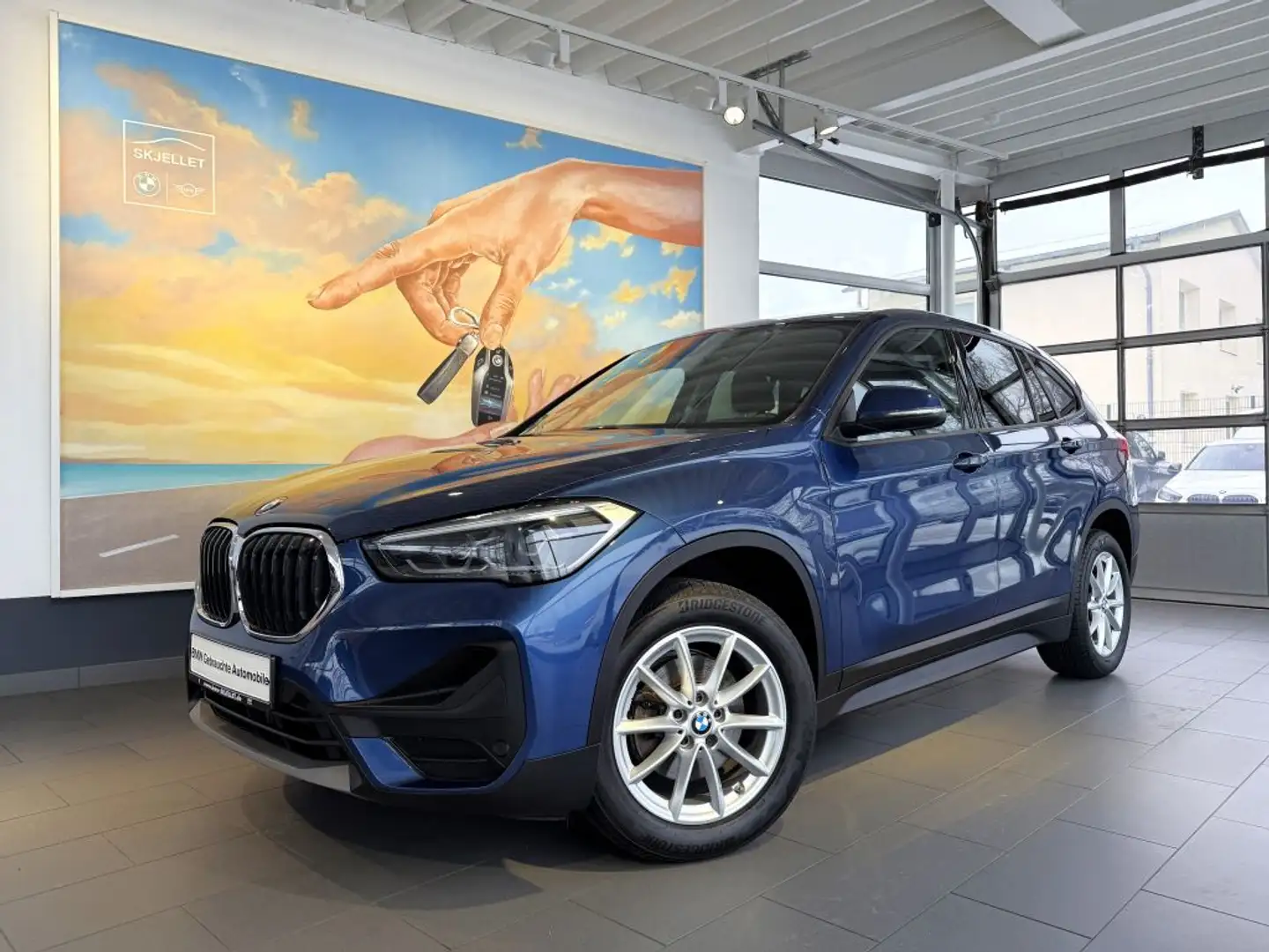BMW X1 sDrive18i Advantage LED+NAVI+PDC+SPUR+SITZHZ+ Blau - 1
