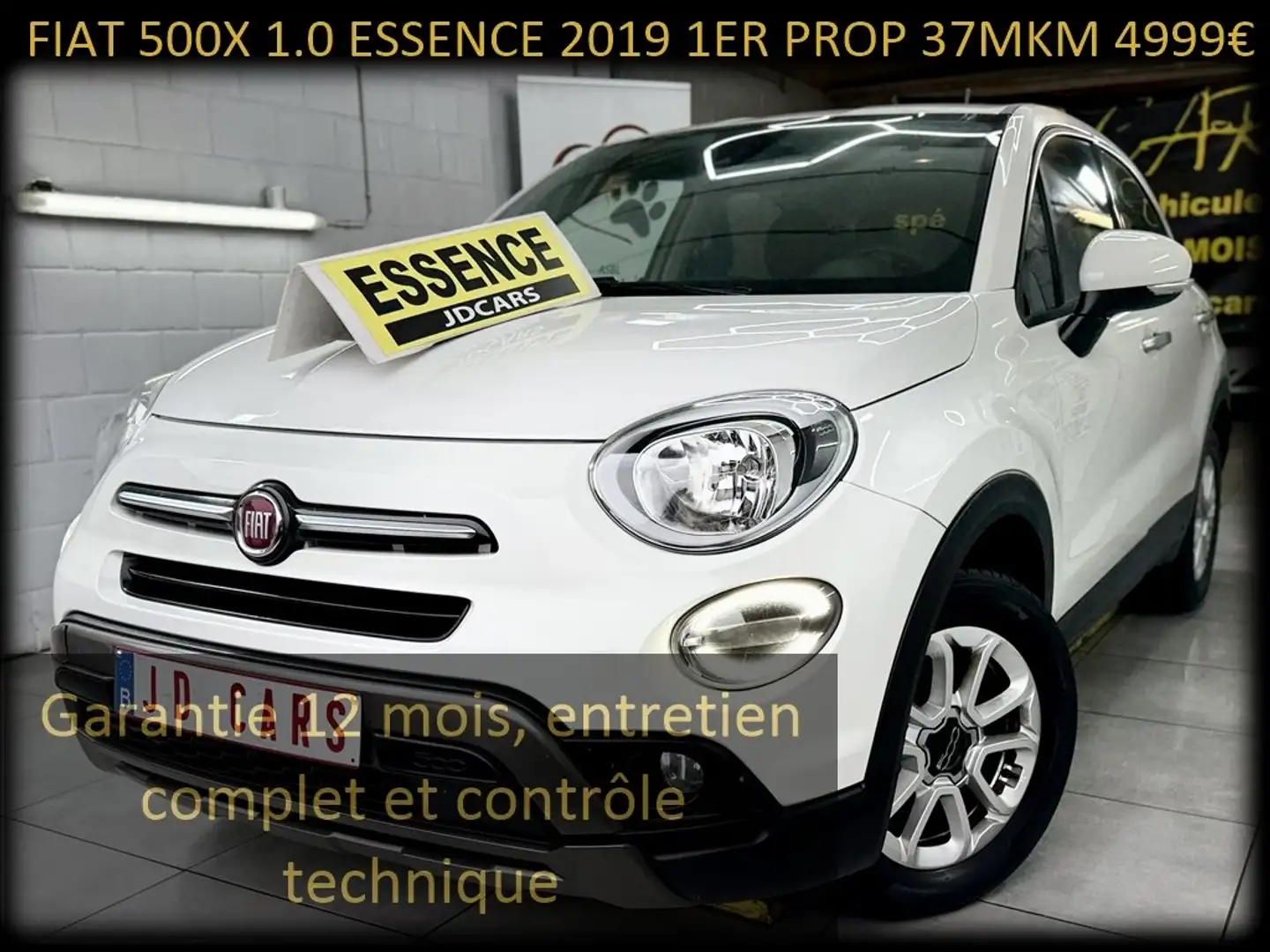 Fiat 500X 500X 1.0 I 37MKM ‼️GARANTIE 1 AN CTOK‼️ Wit - 1