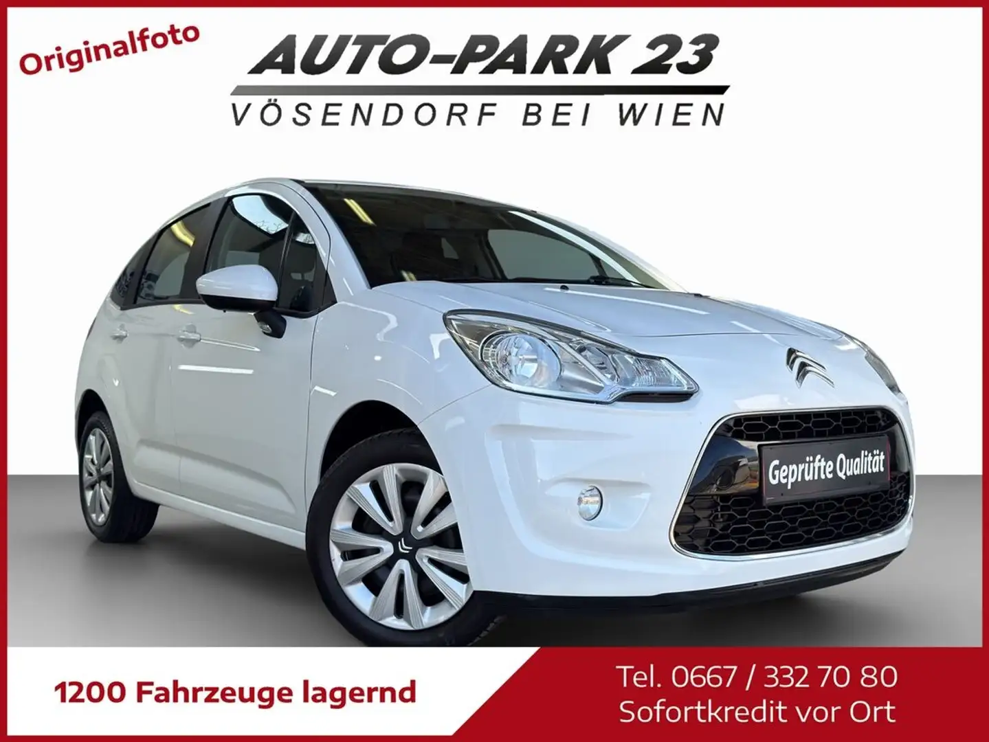 Citroen C3 1,4**NEUES-PICKERL 1/2027*MIT GARANTIE*MOD2012 Weiß - 1