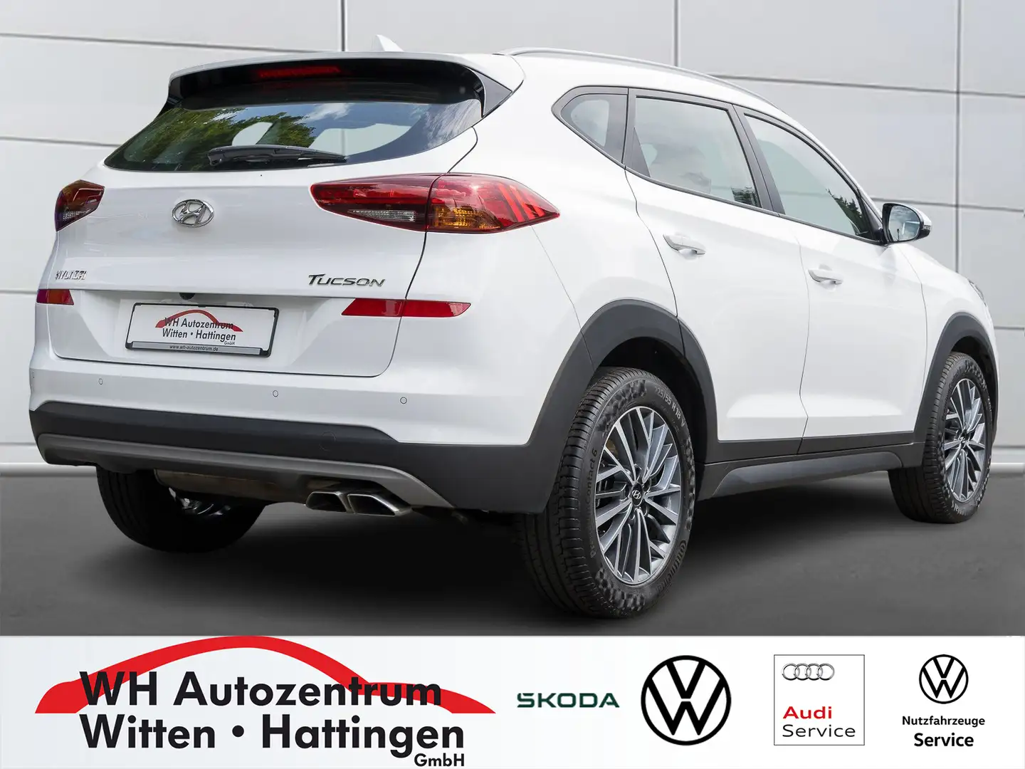 Hyundai TUCSON 1.6 DCT Advantage 2WD NAVI REARVIEW SITZHZG GRA... Blanc - 2